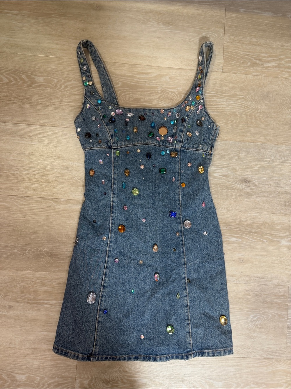 Zara Jewel Denim Dress